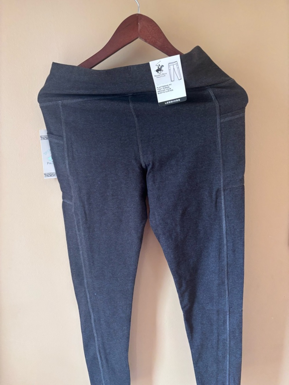 Beverly Hills Polo Club Charcoal Gray Leggings